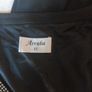 Arruba Long Black  Dress With  A Diamond V- Neckline. S.12.  New.- No Tag. Image 8