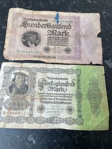 Very Old German Bank Notes