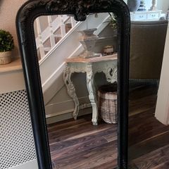 Black long mirror
