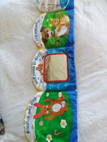Cot Bumper with Bright Colours
