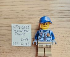 lego cty0869 mountain police, set 60171, 60174