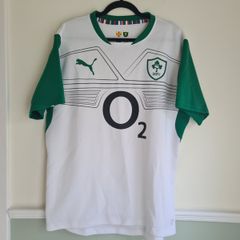 Ireland Rugby Jersey Shirt Away 2013 - 2014 White Size Xxl 2xl Double Extra Large