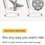 Joie 2 in 1 Infant Swing, "Serina" Swing Rocker. Image 4