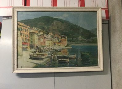 Art - Vintage Coloured Print ( Maurice Decamps)
