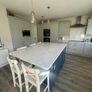 Quartz Kitchen island and counter tops with splashback Image 5