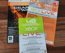 Microsoft Xbox Live 48 Hour Free Trial Card UNSCRATCHED - Unused Card RARE