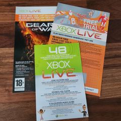 Microsoft Xbox Live 48 Hour Free Trial Card UNSCRATCHED - Unused Card RARE