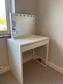 IKEA MICKE Desk White ( mirror sold separately)