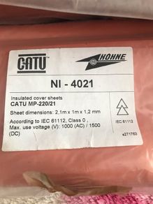 insulating cover sheet Catu