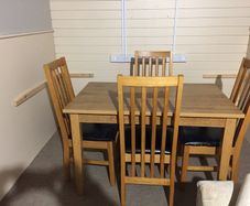 dinning table and chairs