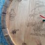 Hand made wall clock Image 3