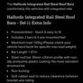 Halfords Integrated Rail Steel Roof Bars Image 2