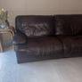 3 seater Leather couch recliner Image 3