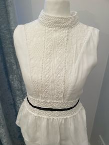 White lace top