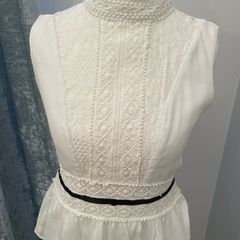 White lace top