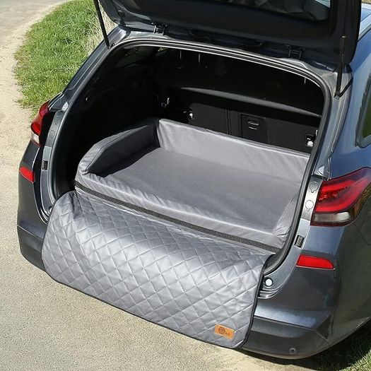 Dog Bed Car Boot with Bumper Protector Premium  High Quality product