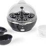 Electric Multi Egg Cooker - 6 Egg Capacity Boiler, Great For Soft Dippy, Hard & Poached Eggs, Includes Measuring Cup, Removable Egg Rack and 2 Poaching Trays, Easy Clean, Compact, 430W Image 6