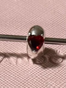 Pandora Red Heart Clip - Brand New