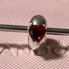 Pandora Red Heart Clip - Brand New