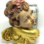 Vintage Hand Carved Wooden Putto Image 9