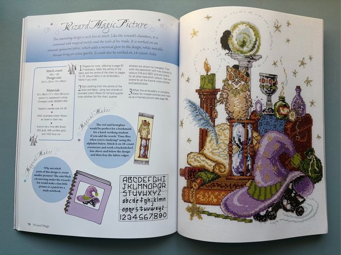 Magical Cross Stitch - 25 Fantasy Designs Pattern Craft Book
