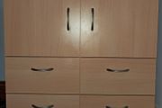 Press with drawers