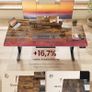 Height Adjustable Desk 140 x 70 cm USB-C Port Image 6