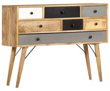 Sideboard 110x30x82 cm Solid Mango Wood