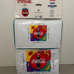 Vintage 1994 Coca Cola Thermos 1400 Cooler Bag - 14L Insulated Picnic Lunch Bag