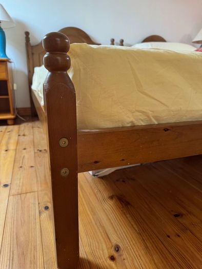 Solid pine bed frames x 2