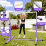 Gymnastics Bar Gymnastics Bars for Kids with 13 Height Adjustable Gymnastics Bar Gymnastics Children's Horizontal Training Bar Image 4