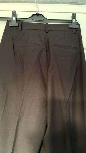 H&M Black Tailored Twill Trousers size uk 4/6 (32)