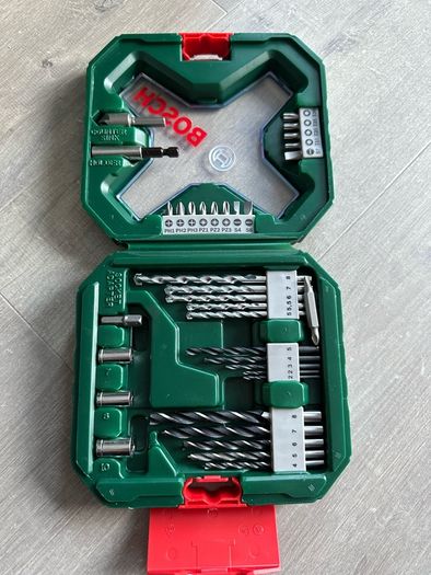 Cordless Combi Drill PSB 1800 LI-2 with X-Line Drill and Screwdriver Bit Set
