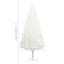 Artificial Christmas Tree Lifelike Needles White 240 cm Image 5