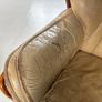 Leather couch and arm chairs Image 5