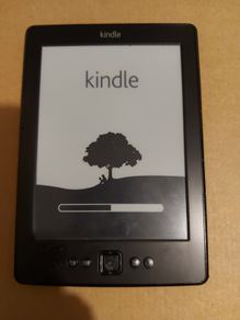 AMAZON KINDLE, Model D01100, Password Locked, in lovely leather protective case, in very good condition