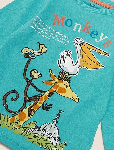 M&S Roald Dahl t-shirt, size 5-6y