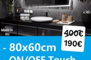 LED Bathroom Mirror Demister Antifog Touch Switch