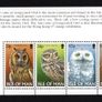 1997 Isle of Man Owls Commemorative Stamps Booklet Mint Never Hinged (MNH) Image 4