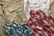 Woman's shirts tops short long 3/4 sleeves blouses size S size small