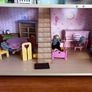 Wooden dolls house with accessories Image 5