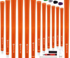 Golf Grips, 13 Set with Complete Regripping kit, Standard/Midsize, Rubber Golf Club Grips