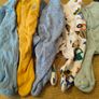 5 Newborn boys Babygrows Tesco. Upto 7.5 lbs. Image 3