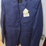 Unused Men's 2-piece suit: navy blue blazer and pants Image 2