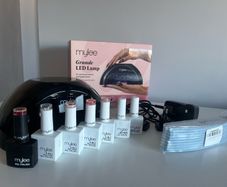 Mylee LED Lamp + gel polish nail set