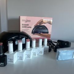 Mylee LED Lamp + gel polish nail set