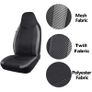 2x High Back Air Mesh Fabric Car Seat Covers Sporty Design Airbag Compatible Fit For Most Car Suv Truck Van Seat Cushion Image 2