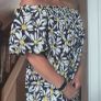 Floral Dress, Puff sleeve, size 10 Image 4