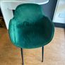 Velvet accent dining chair Image 2