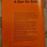 A Gun For Sale. By Graham Green. 1963. Paperback In Good Condition. 33. Image 2